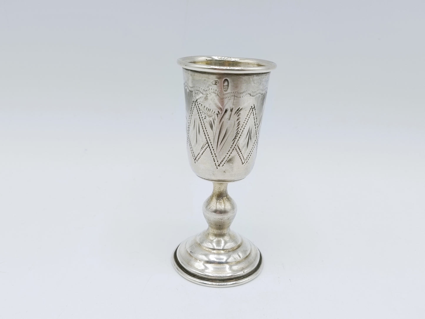 Silberner Kidduschbecher, G. Ravkin, Berditschew, um 1900