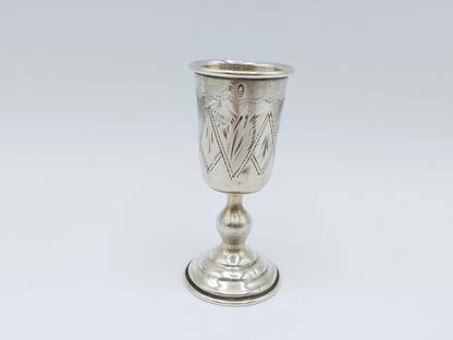 Silberner Kidduschbecher, G. Ravkin, Berditschew, um 1900