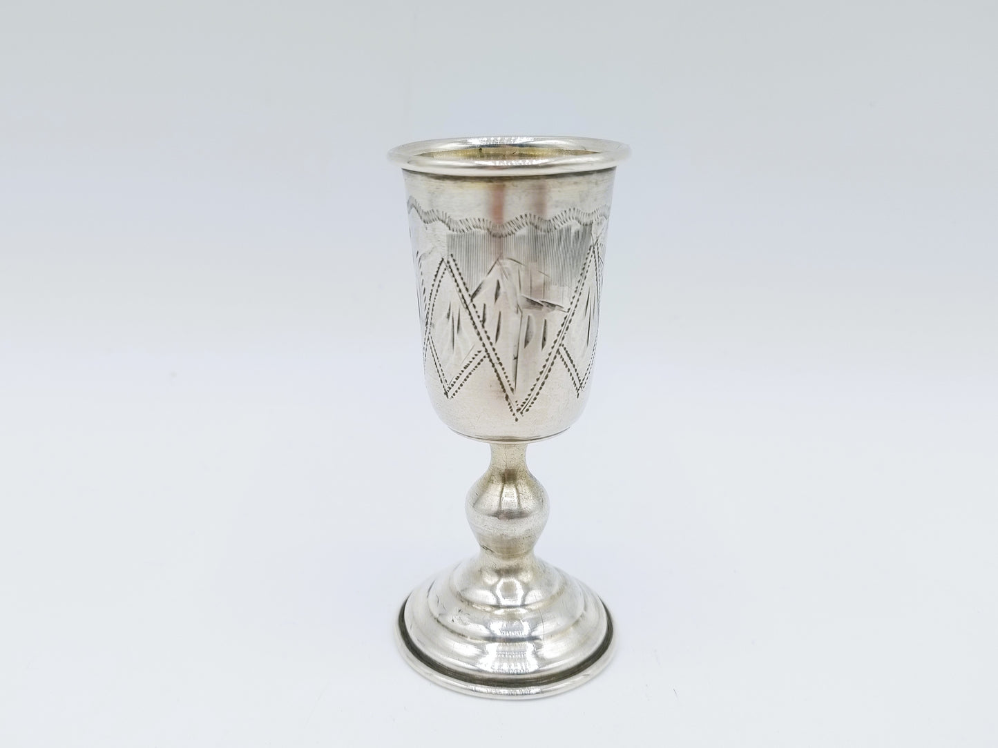 Silberner Kidduschbecher, G. Ravkin, Berditschew, um 1900