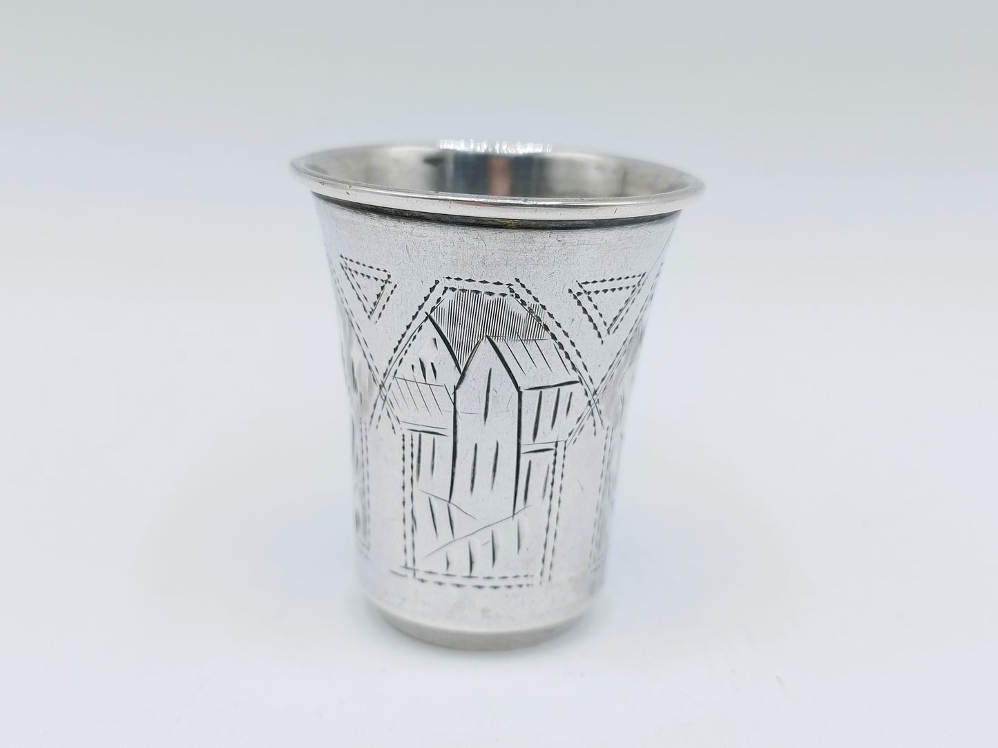 Silver kiddush cup, I. Lebedkin, Moscow, ca. 1900