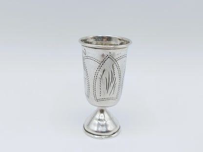 Silberner Kidduschbecher, G. Ravkin, Berditschew, um 1900