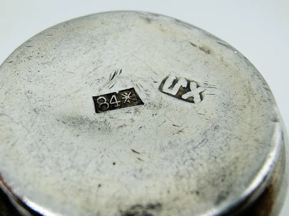 2 Silver kiddush cup, K. Peisakhov, Tula, ca. 1890