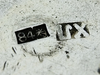 2 Silver kiddush cup, K. Peisakhov, Tula, ca. 1890