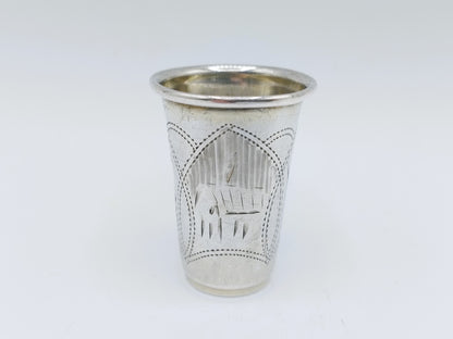 Silberner Kidduschbecher, Erben IE Zakhoder, Berdichev, 1907