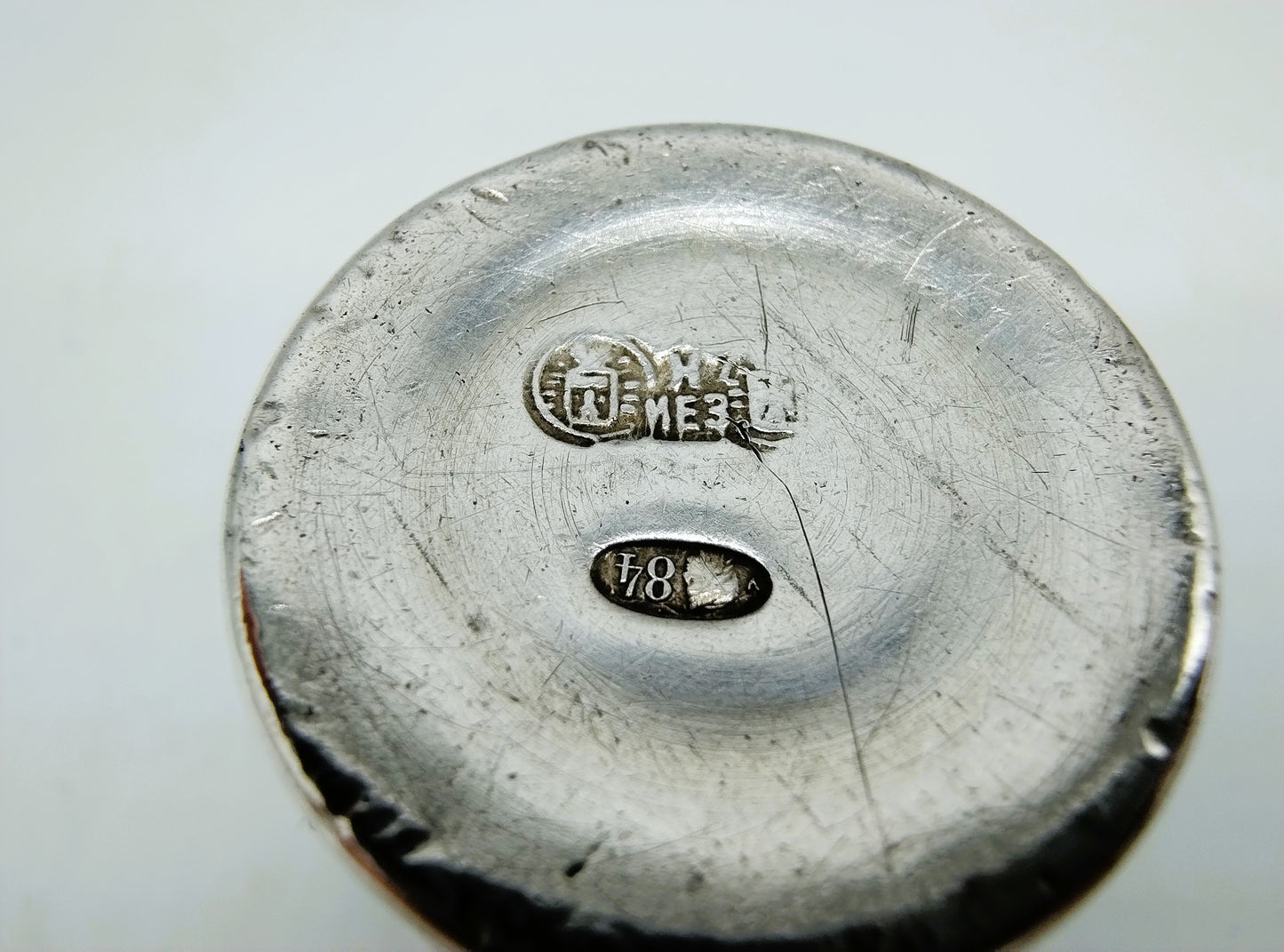 Silberner Kidduschbecher, Erben IE Zakhoder, Berdichev, 1907