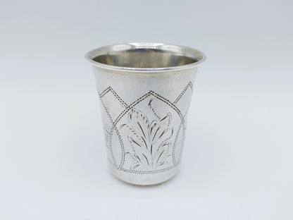 Silberner Kidduschbecher, G. Ravkin, Berditschew, um 1900