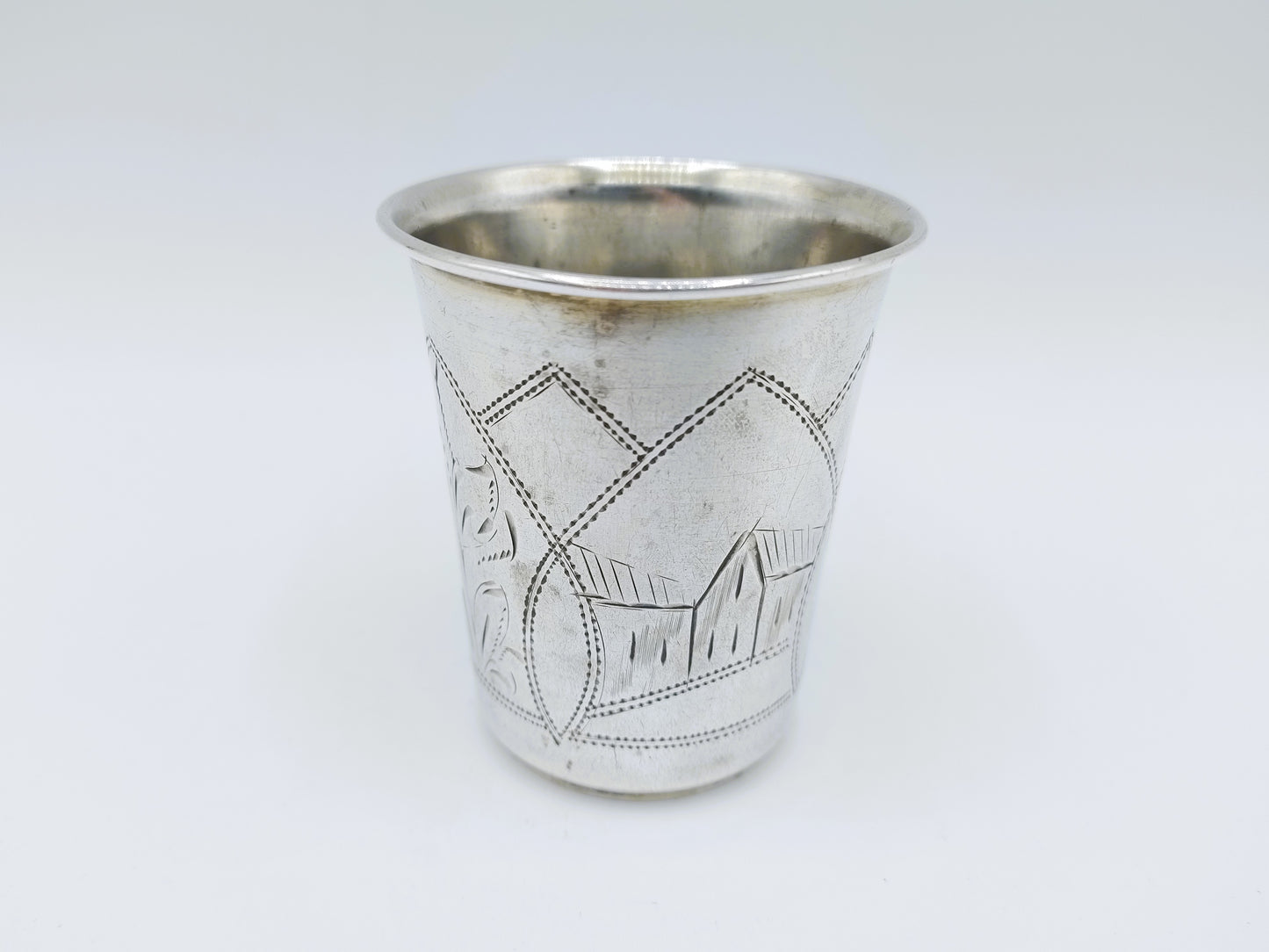 Silberner Kidduschbecher, G. Ravkin, Berditschew, um 1900