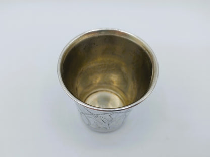 Silberner Kidduschbecher, G. Ravkin, Berditschew, um 1900