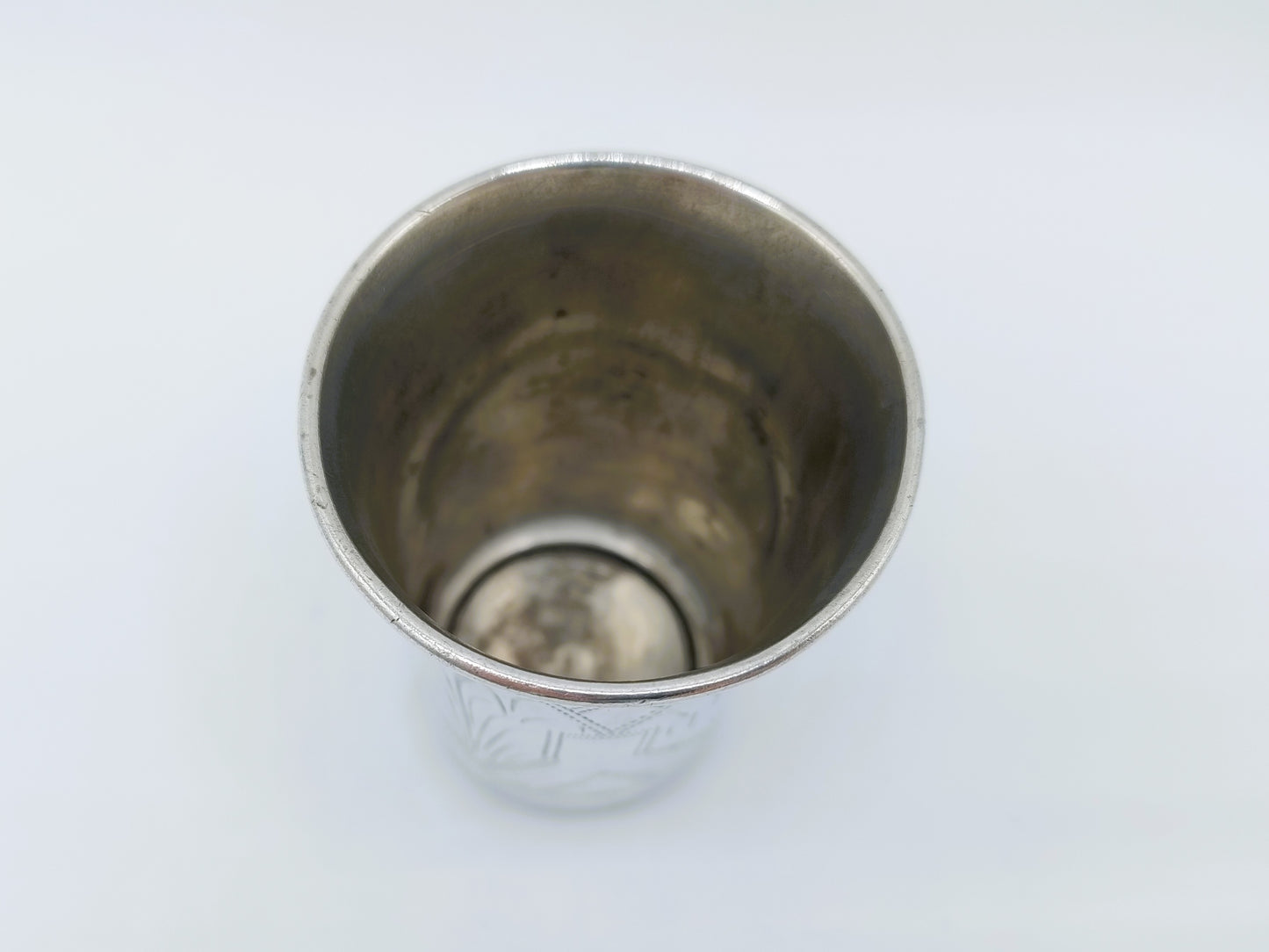 Zilveren kiddush cup, F. J. Knoll, Breslau, Polen, 19e eeuws