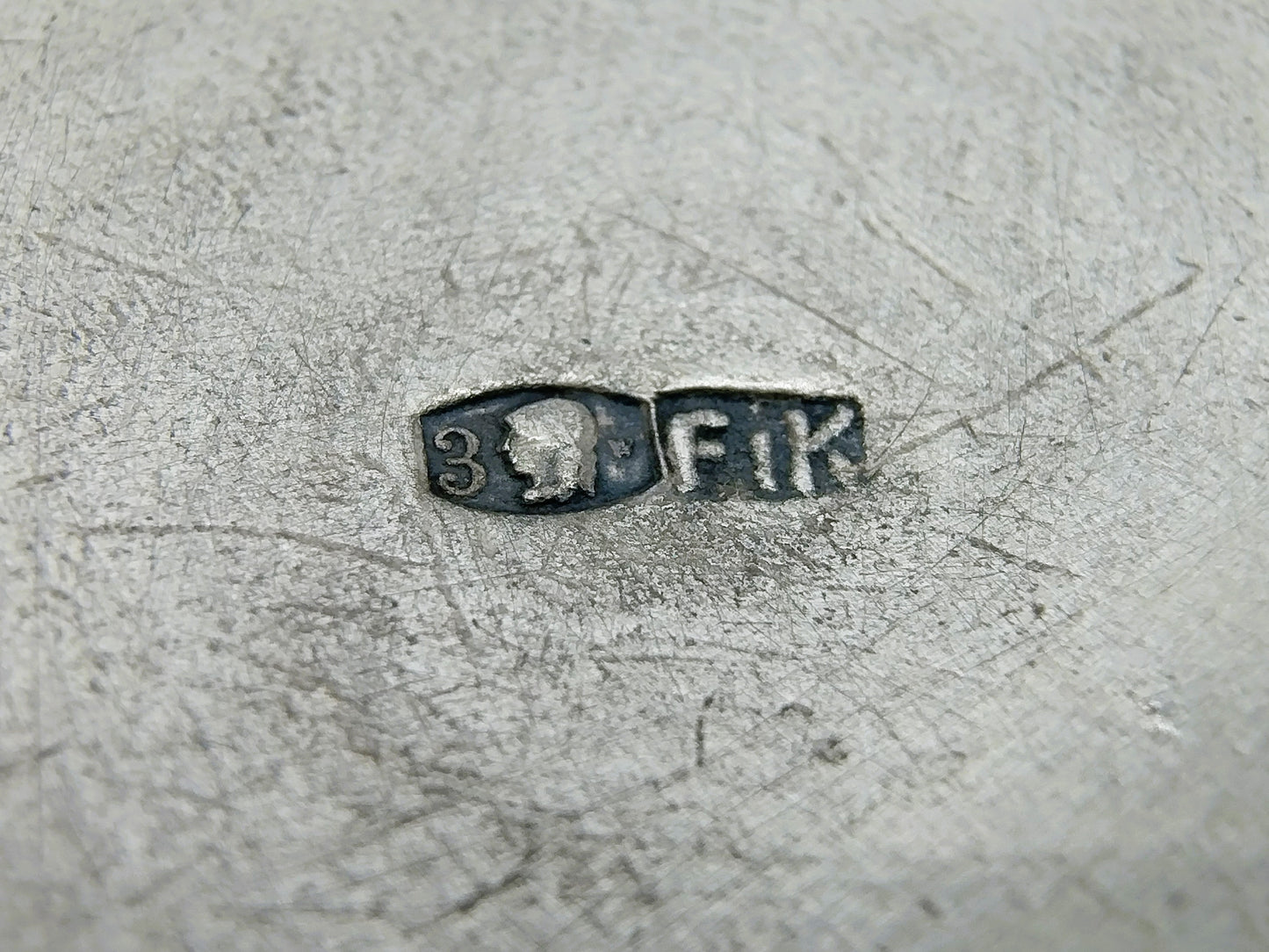 Zilveren kiddush cup, F. J. Knoll, Breslau, Polen, 19e eeuws