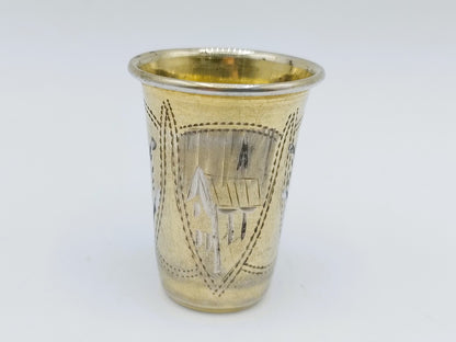 Silberner Kidduschbecher, Erben IE Zakhoder, Berdichev, 1907