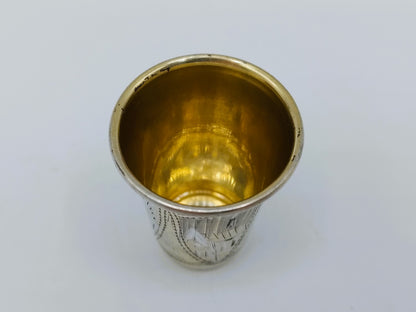 Silberner Kidduschbecher, Erben IE Zakhoder, Berdichev, 1907