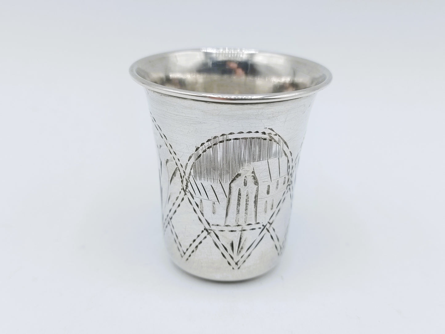 Silberner Kidduschbecher, M. Jarra, Krakau, ca. 1890