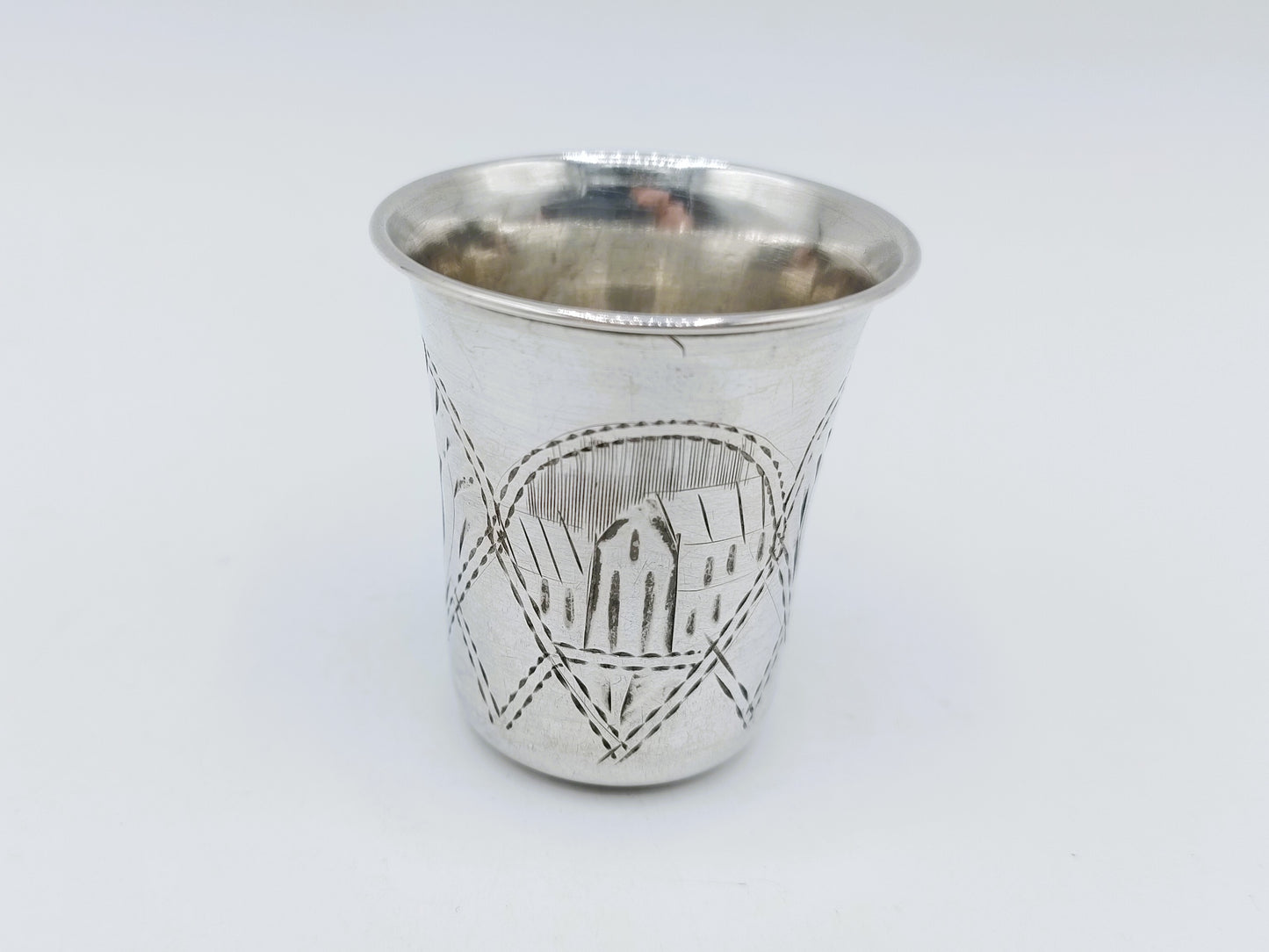 Silberner Kidduschbecher, M. Jarra, Krakau, ca. 1890