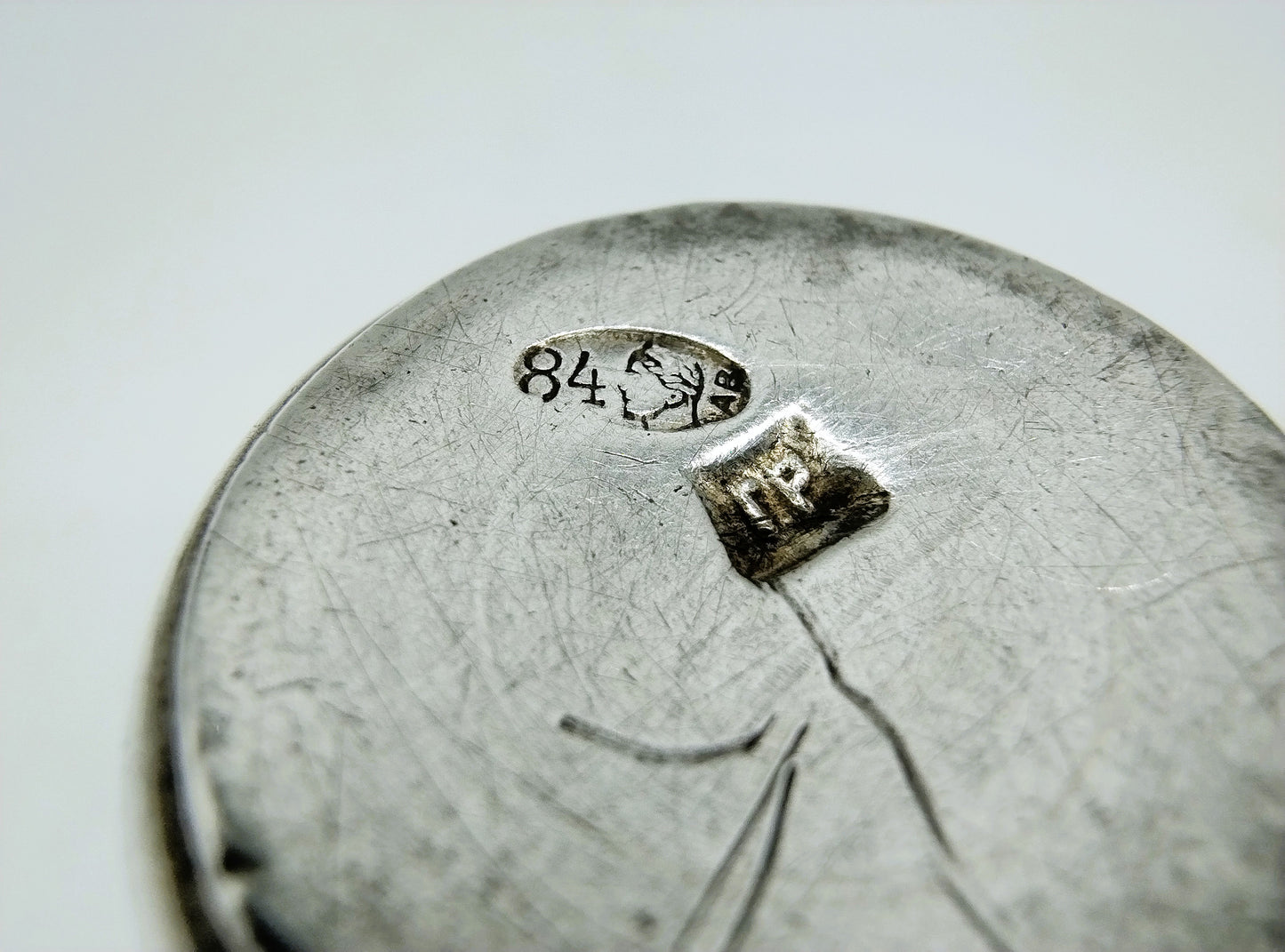Silver kiddush cup, G. Ravkin, Berdichev, ca. 1900