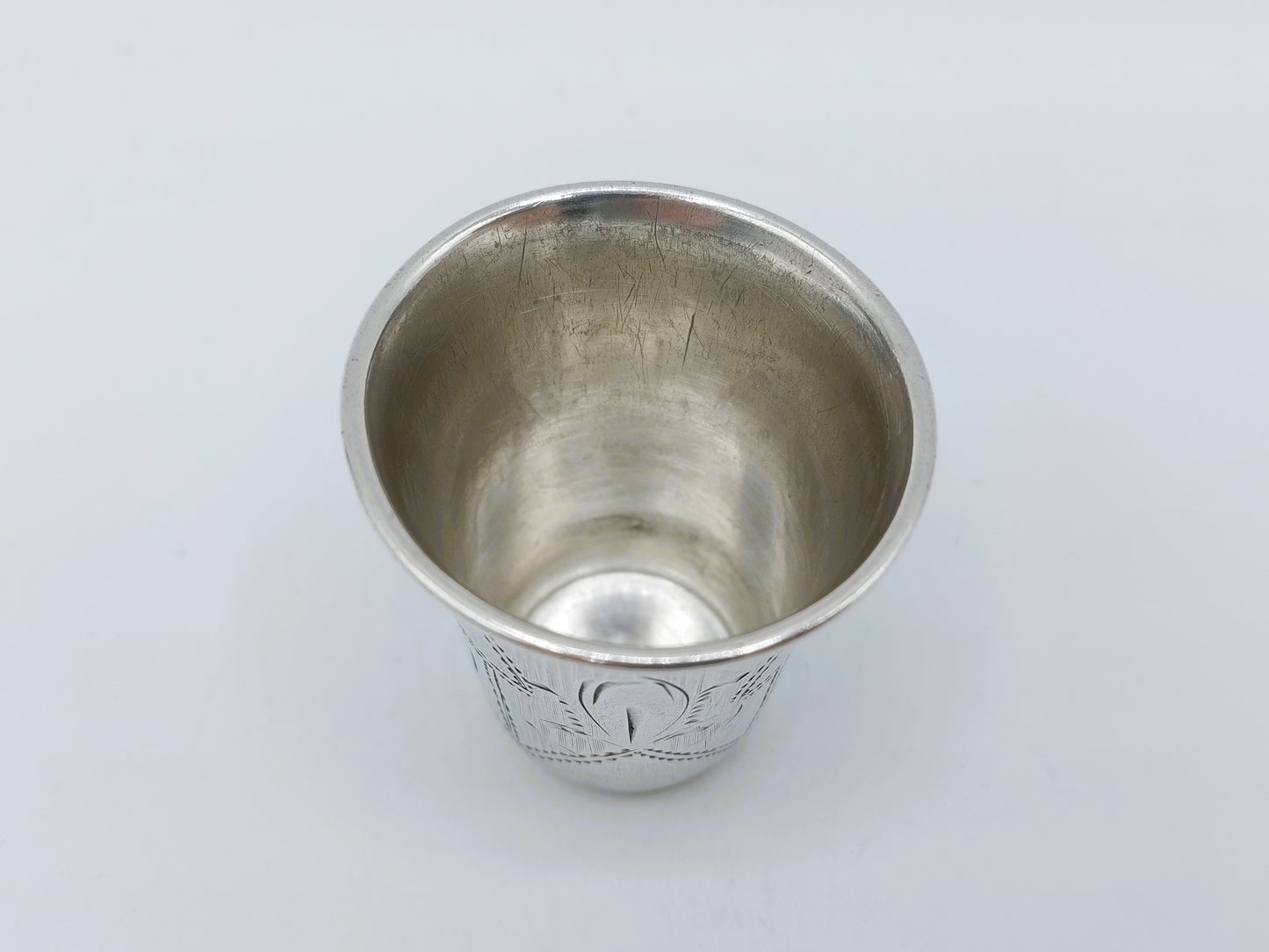 Silver kiddush cup, G. Ravkin, Berdichev, ca. 1900