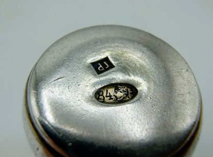 Silver kiddush cup, G. Ravkin, Berdichev, ca. 1900