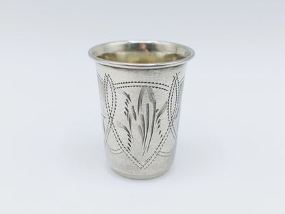 Zilveren kiddush beker, Erfgenamen I.E. Zakhoder, Berdichev, 1907