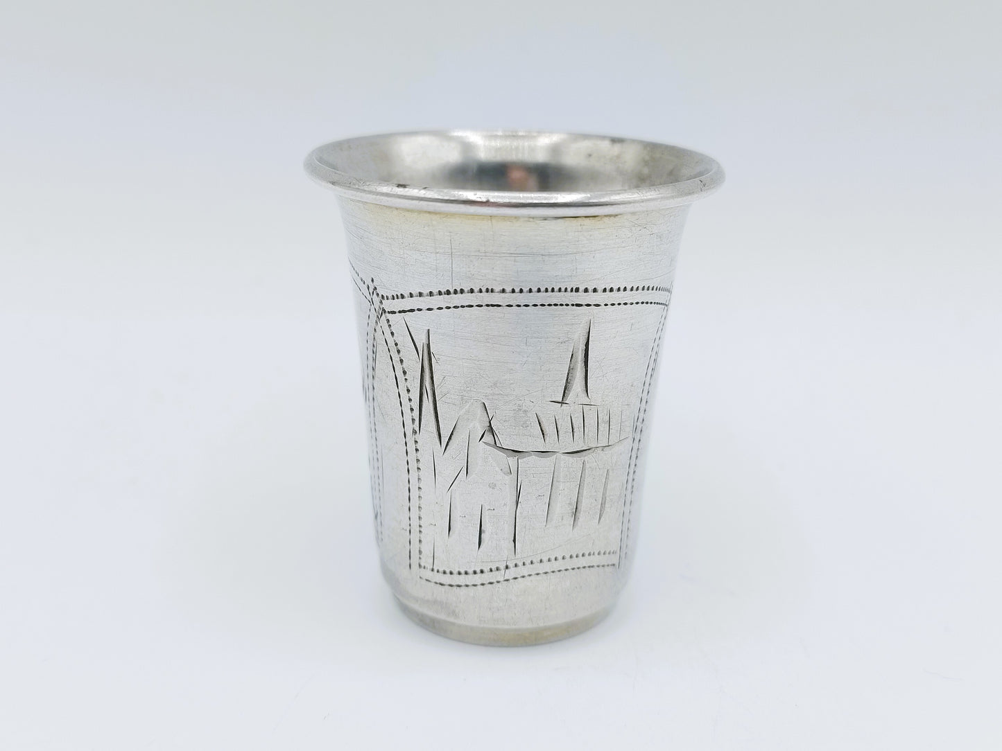 Zilveren kiddush beker, Erfgenamen I.E. Zakhoder, Berdichev, 1907