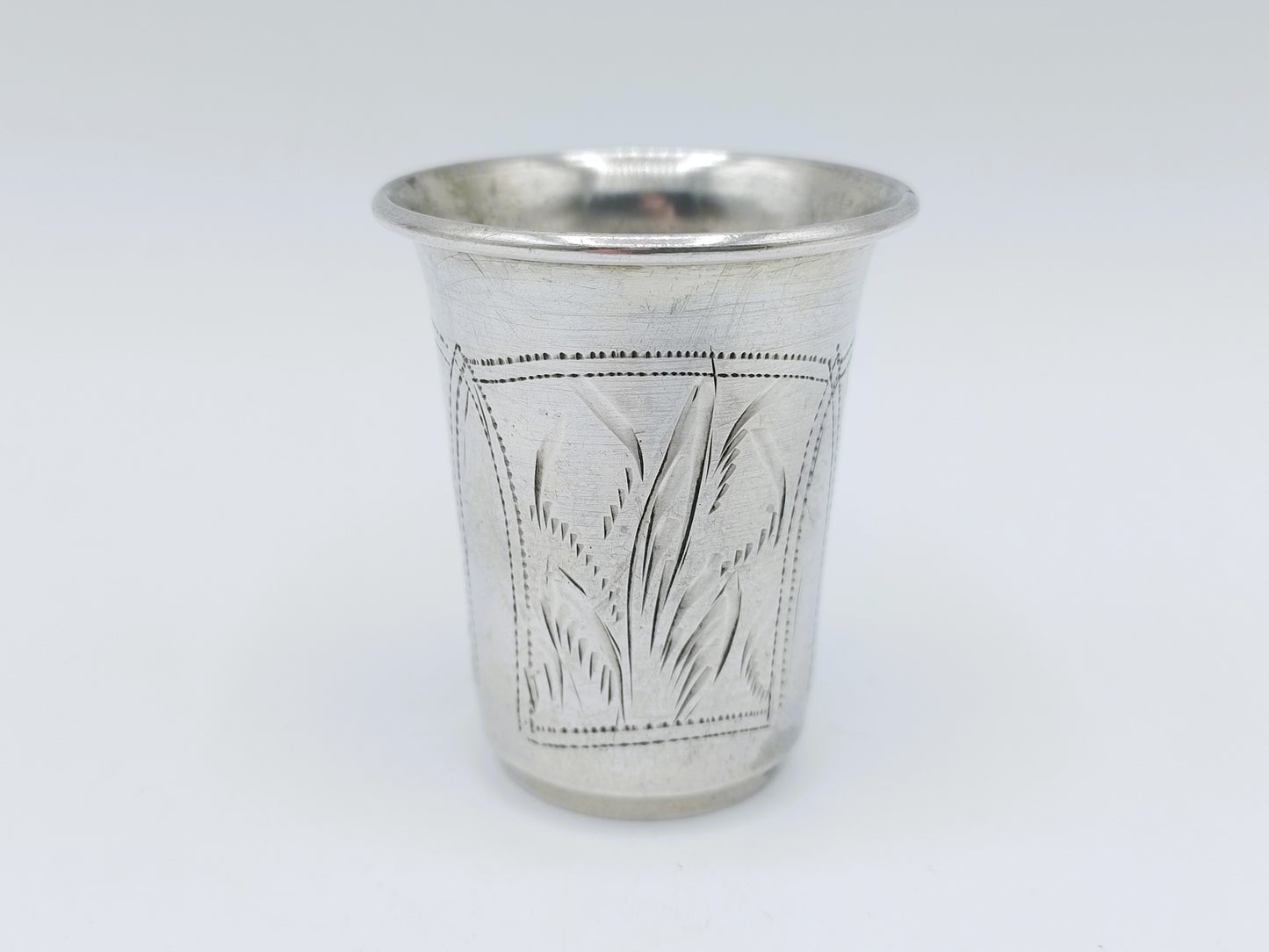 Zilveren kiddush beker, Erfgenamen I.E. Zakhoder, Berdichev, 1907