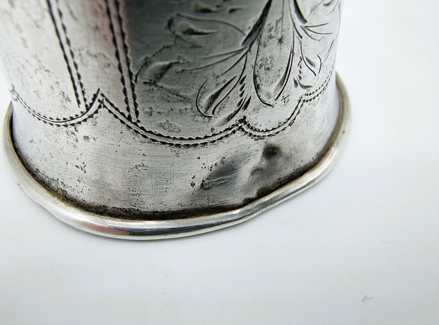 Silver kiddush cup, IY Zakhoder, Berdichev, 1893