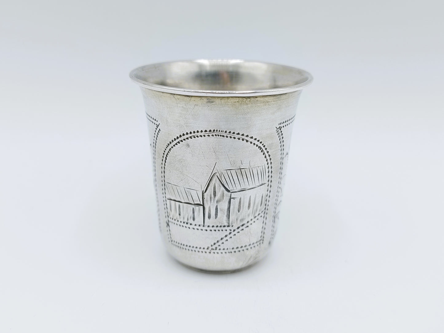 Zilveren kiddush cup, I.Y. Zakhoder, Berdichev, ca. 1900