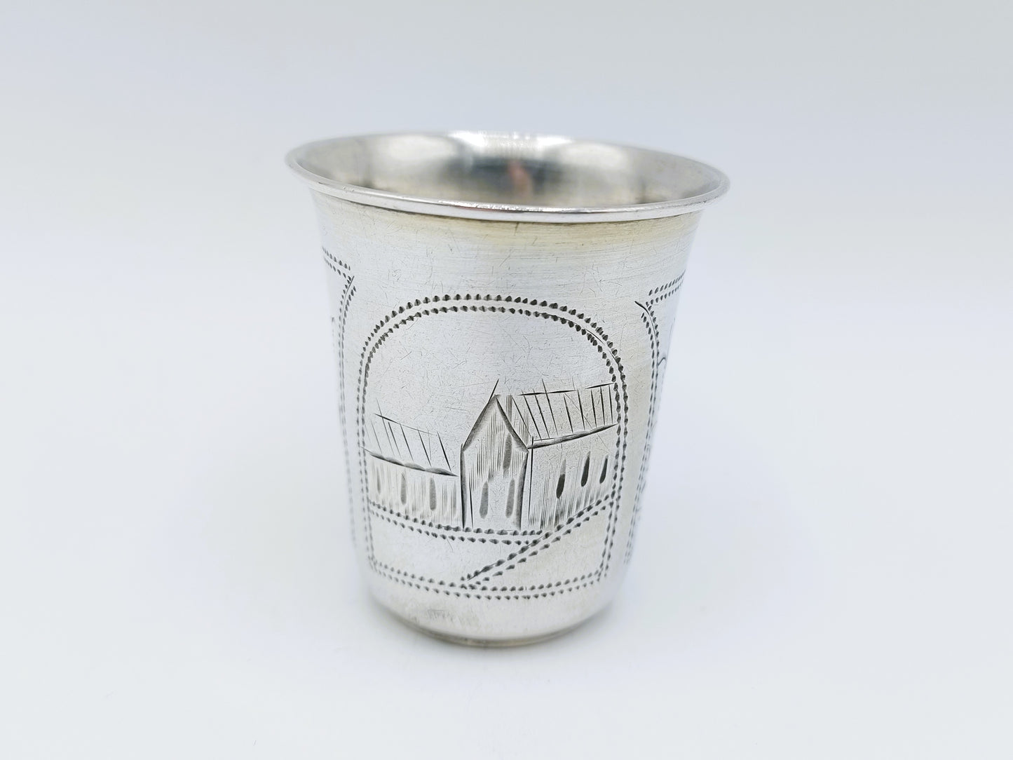 Zilveren kiddush cup, I.Y. Zakhoder, Berdichev, ca. 1900