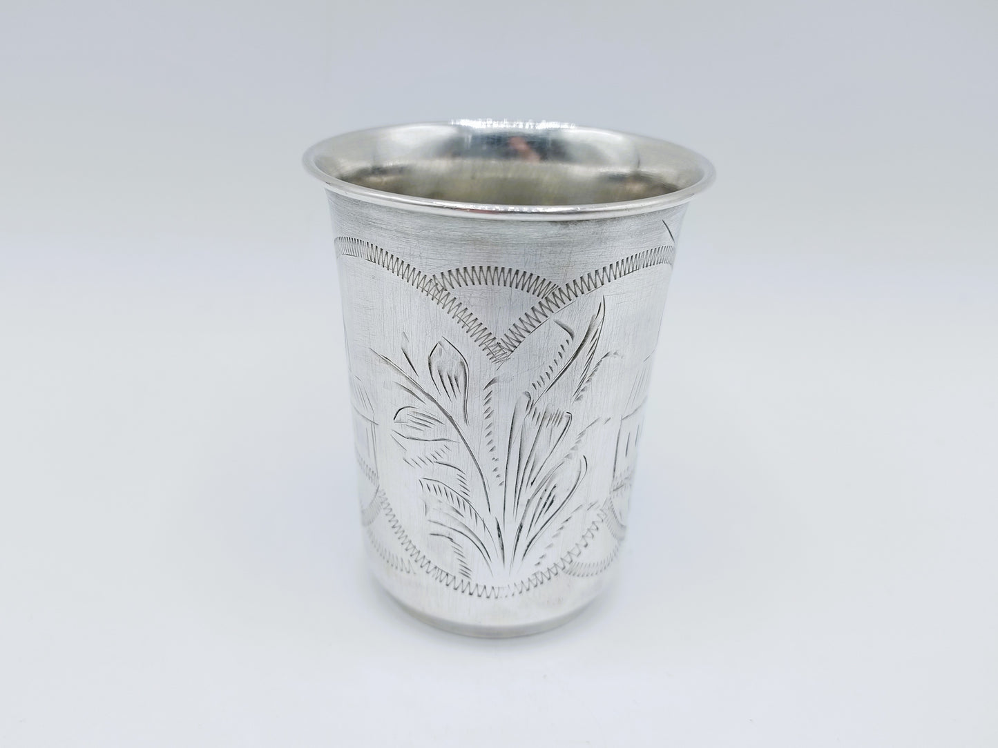 Zilveren kiddush beker, Erfgenamen I.E. Zakhoder, Berdichev, 1907