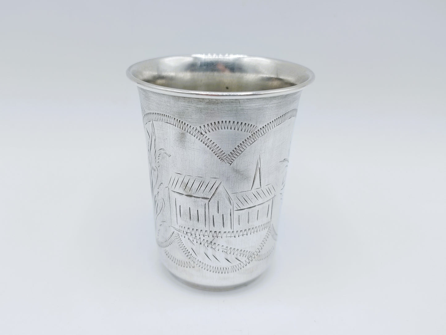 Zilveren kiddush beker, Erfgenamen I.E. Zakhoder, Berdichev, 1907