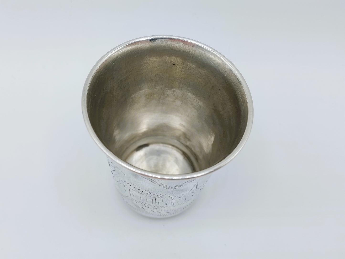 Zilveren kiddush beker, Erfgenamen I.E. Zakhoder, Berdichev, 1907