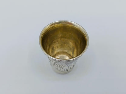 Zilveren kiddush cup, I.Y. Zakhoder, Berdichev, ca. 1900