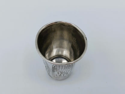 Silberner Kidduschbecher, Erben IE Zakhoder, Berdichev, 1907