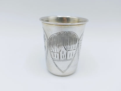 Zilveren kiddush cup, I.Y. Zakhoder, Berdichev, ca. 1900