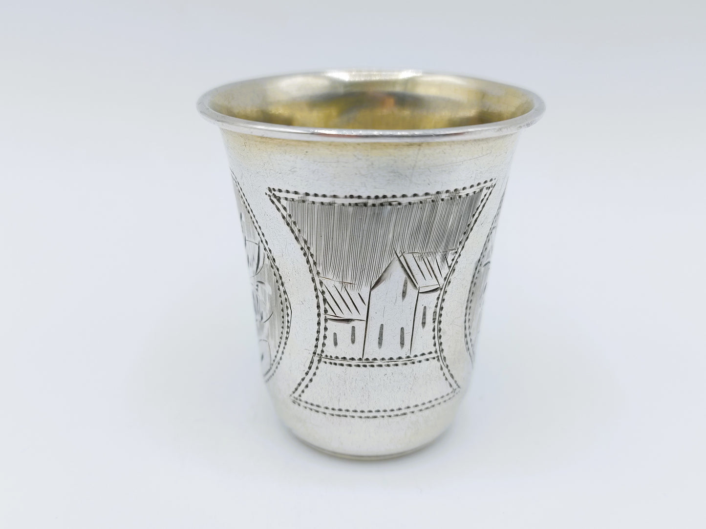 Zilveren kiddush cup, G. Ravkin, Berdichev, 1896