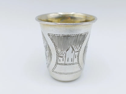 Zilveren kiddush cup, G. Ravkin, Berdichev, 1896