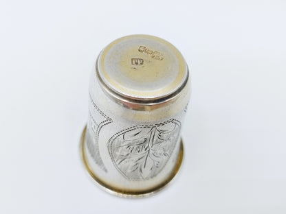 Zilveren kiddush cup, G. Ravkin, Berdichev, 1896