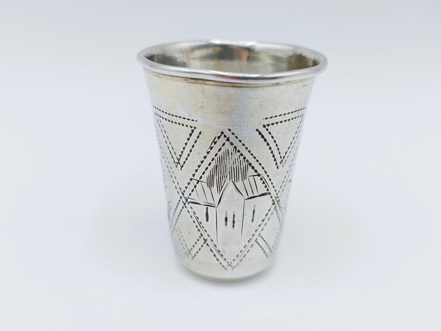 Silver kiddush cup, IY Zakhoder, Kiev, ca. 1890