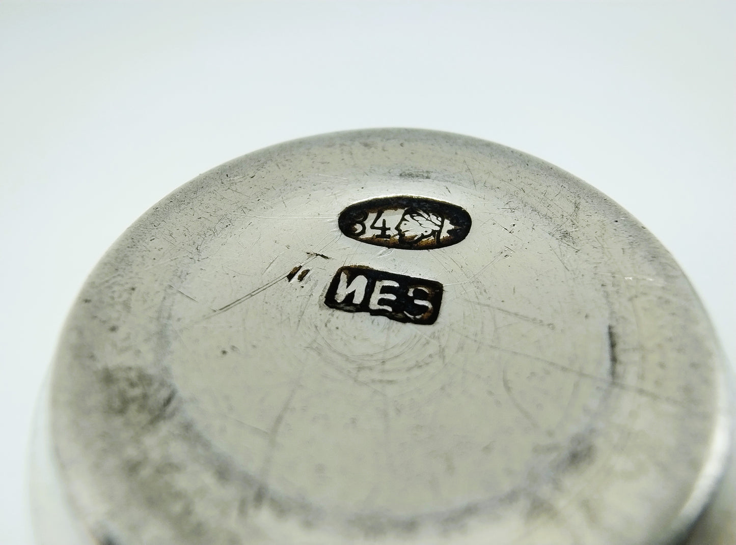 Silver kiddush cup, IY Zakhoder, Kiev, ca. 1890