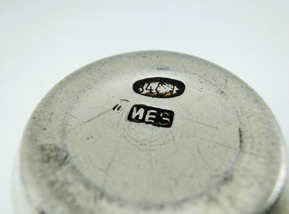 Silver kiddush cup, IY Zakhoder, Kiev, ca. 1890