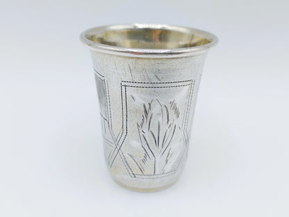 Zilveren kiddush beker, Erfgenamen I.E. Zakhoder, Berdichev, 1907