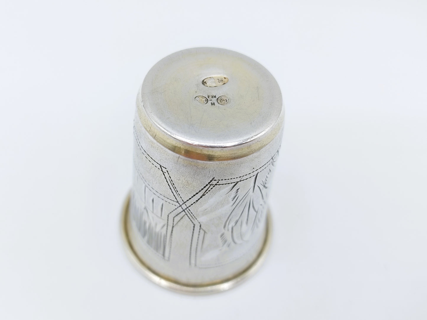 Zilveren kiddush beker, Erfgenamen I.E. Zakhoder, Berdichev, 1907