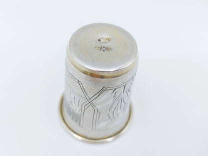 Zilveren kiddush beker, Erfgenamen I.E. Zakhoder, Berdichev, 1907