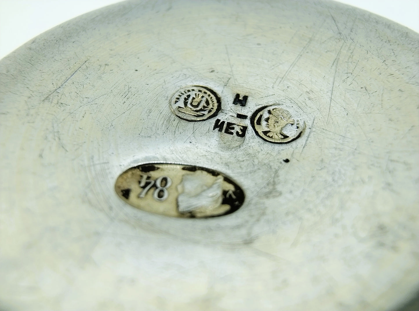 Zilveren kiddush beker, Erfgenamen I.E. Zakhoder, Berdichev, 1907