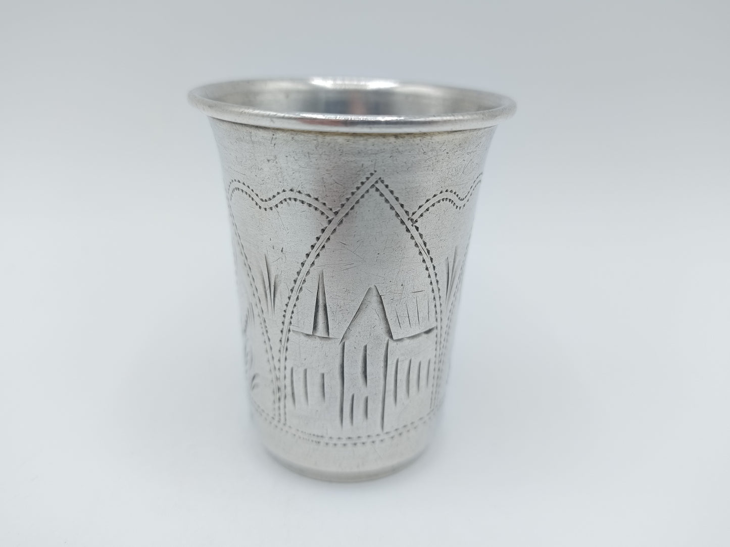 Zilveren kiddush beker, Erfgenamen I.E. Zakhoder, Berdichev, 1907