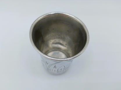 Zilveren kiddush beker, Erfgenamen I.E. Zakhoder, Berdichev, 1907