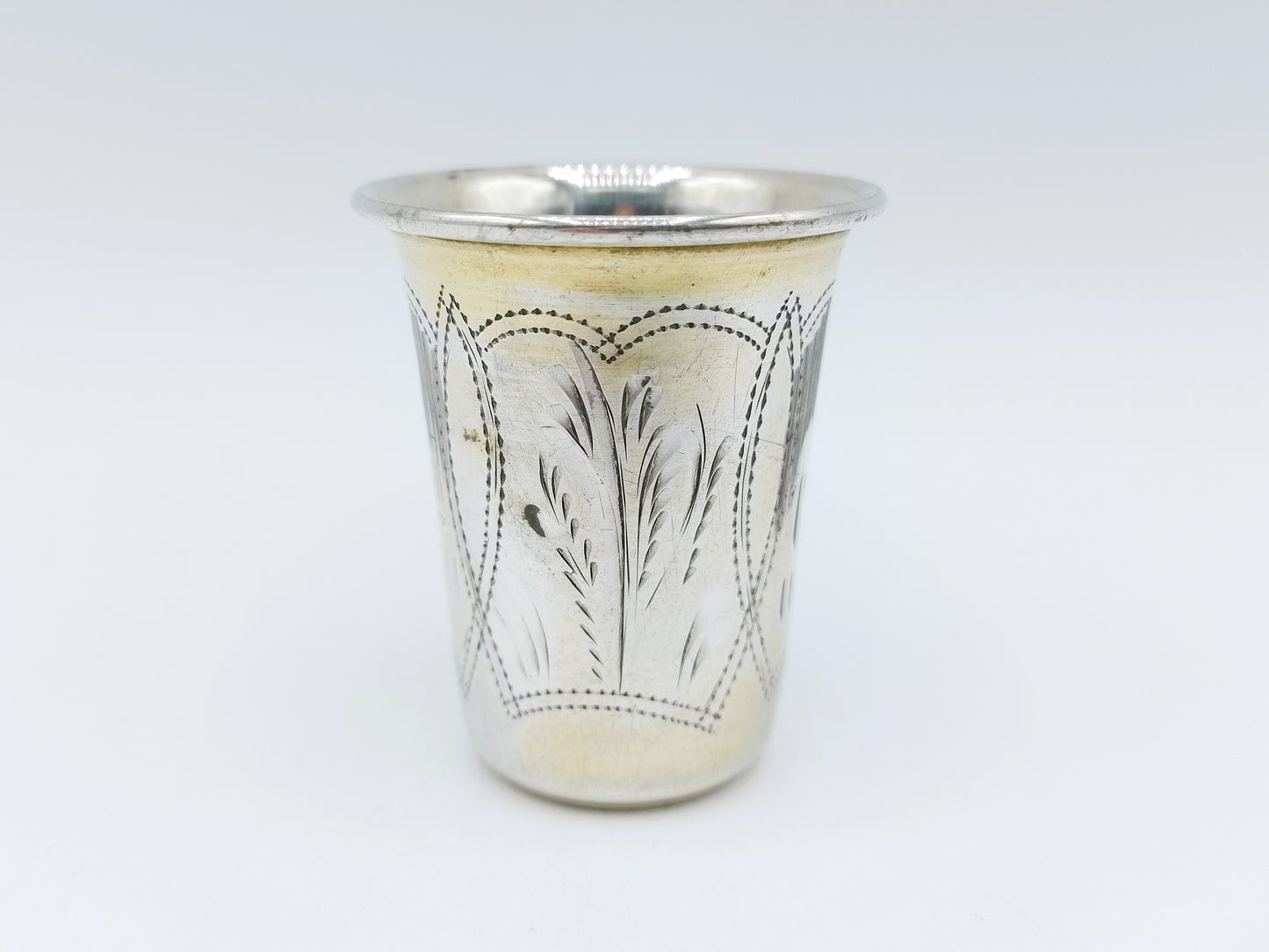 Zilveren kiddush beker, Erfgenamen I.E. Zakhoder, Berdichev, 1907