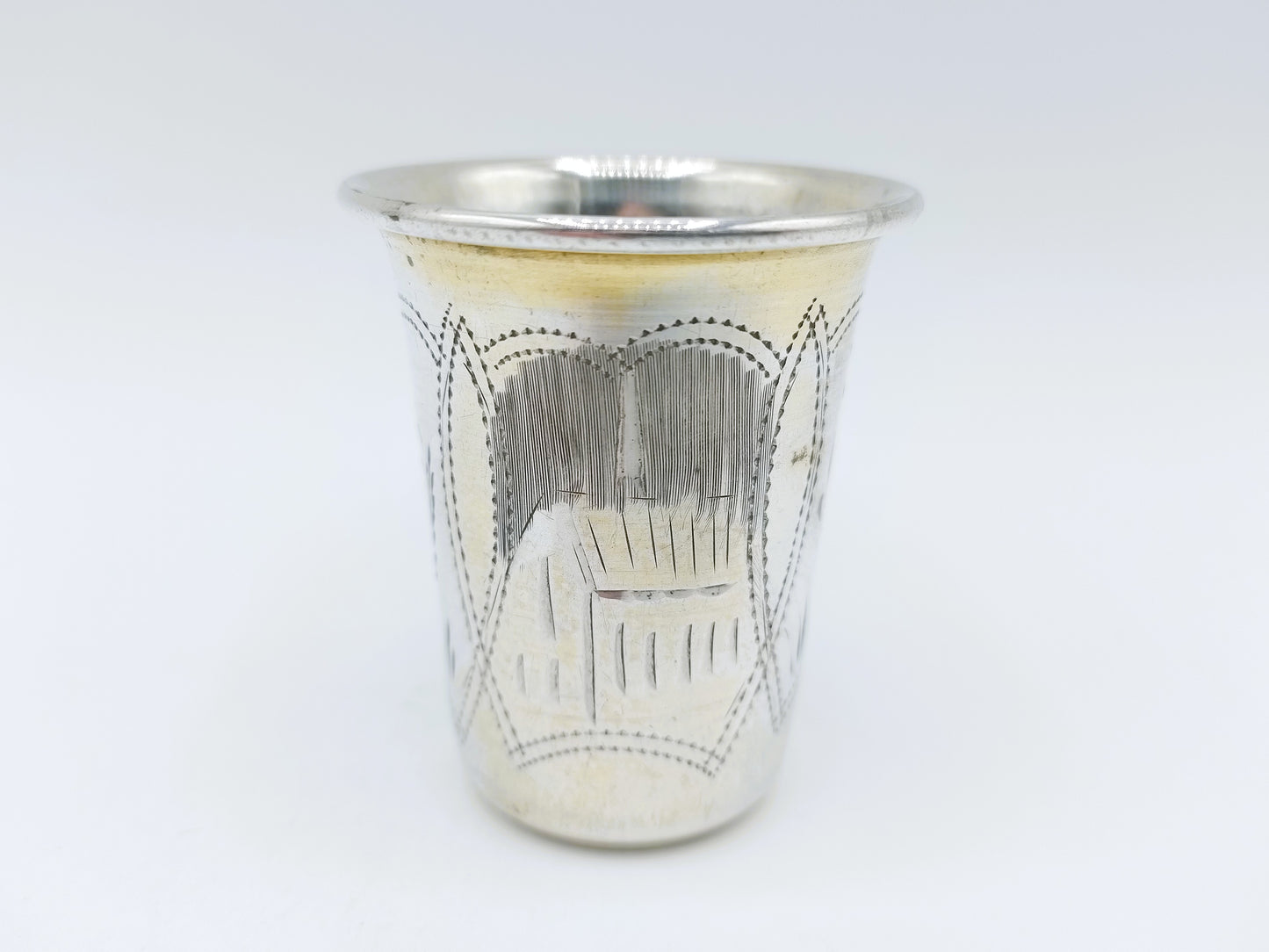 Zilveren kiddush beker, Erfgenamen I.E. Zakhoder, Berdichev, 1907