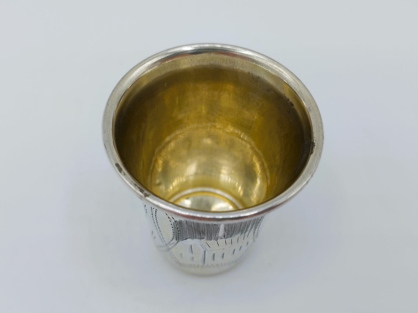 Zilveren kiddush beker, Erfgenamen I.E. Zakhoder, Berdichev, 1907