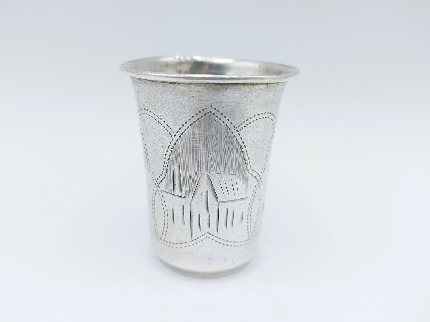 Silver kiddush cup, Heirs IE Zakhoder, Berdichev, 1907