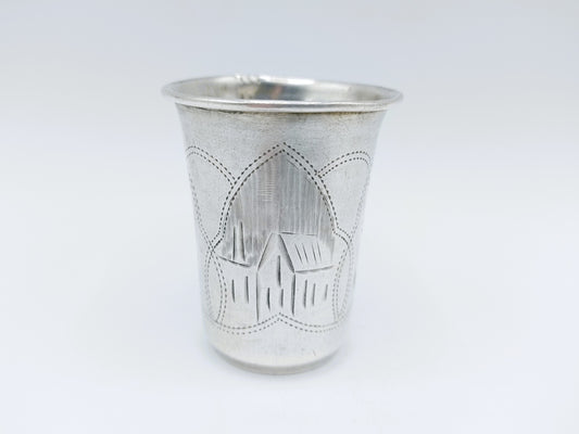 Silver kiddush cup, Heirs IE Zakhoder, Berdichev, 1907